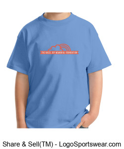 Youth Tee - Blue Design Zoom