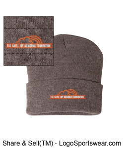 Knit Beanie - Brown Design Zoom