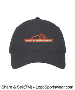 New Era Adjustable Cotton Hat - Graphite Design Zoom