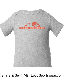 Baby Onesie - Gray Design Zoom